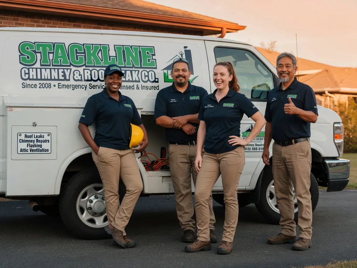 Chimney flashing repair company in Universal City, TX